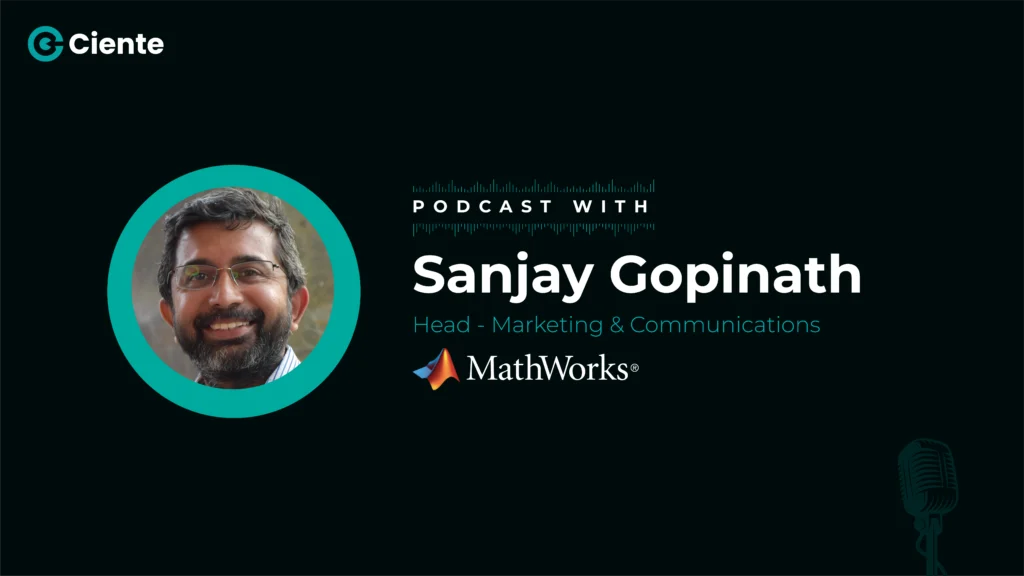 Techtalk by Ciente : Ep-9 Sanjay Gopinath