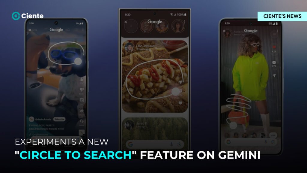 Google Experiments a New "Circle Search" Feature on Gemini