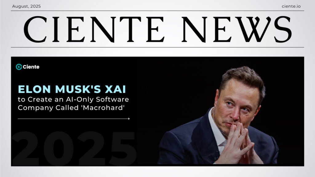 Elon Musk's xAI to Create an AI-Only Software Company Called 'Macrohard'