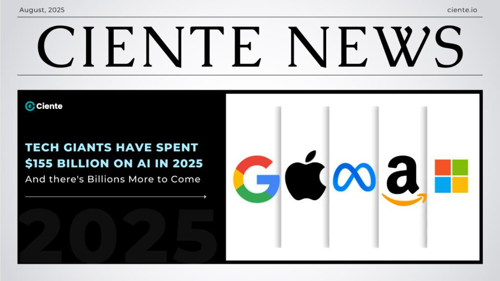Tech Giants Have Spent $155 billion on AI in 2025. And there's Billions More to Come.